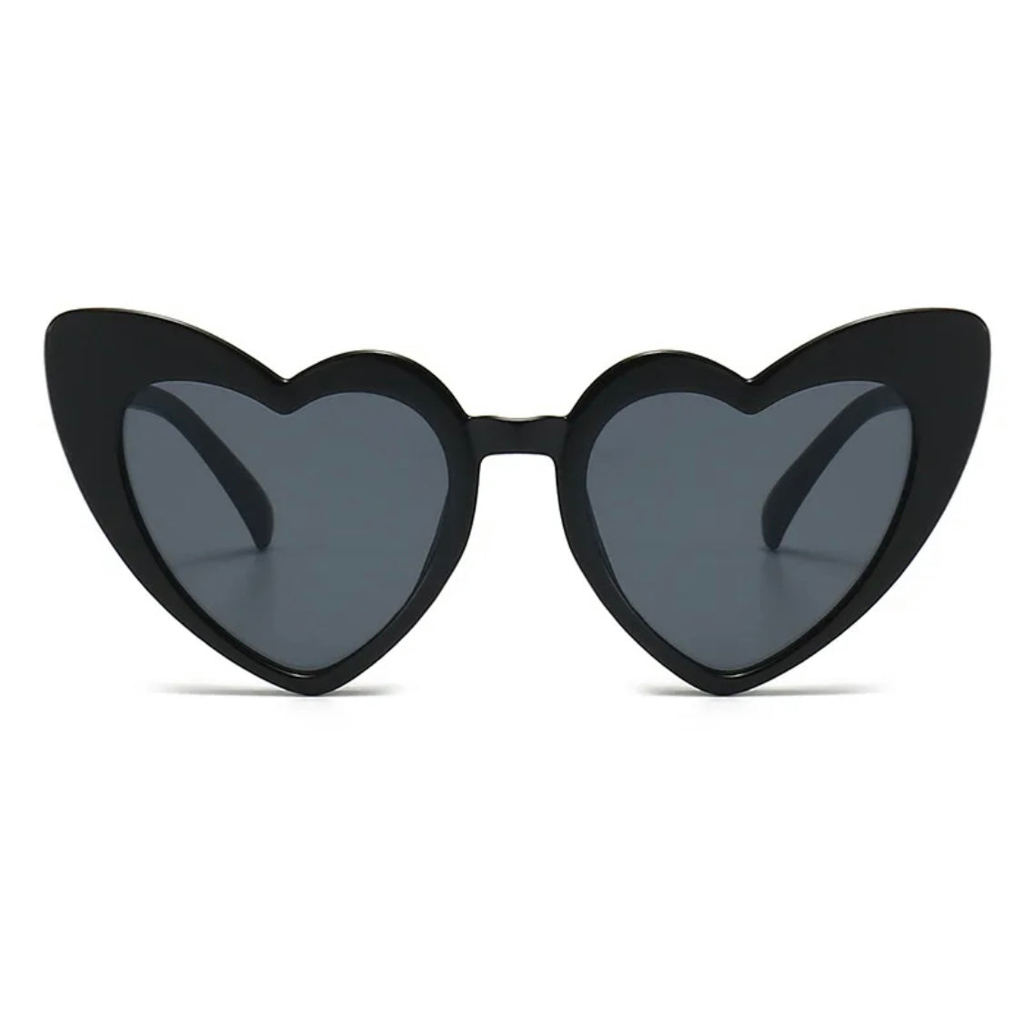 Love Heart Black Sunglasses