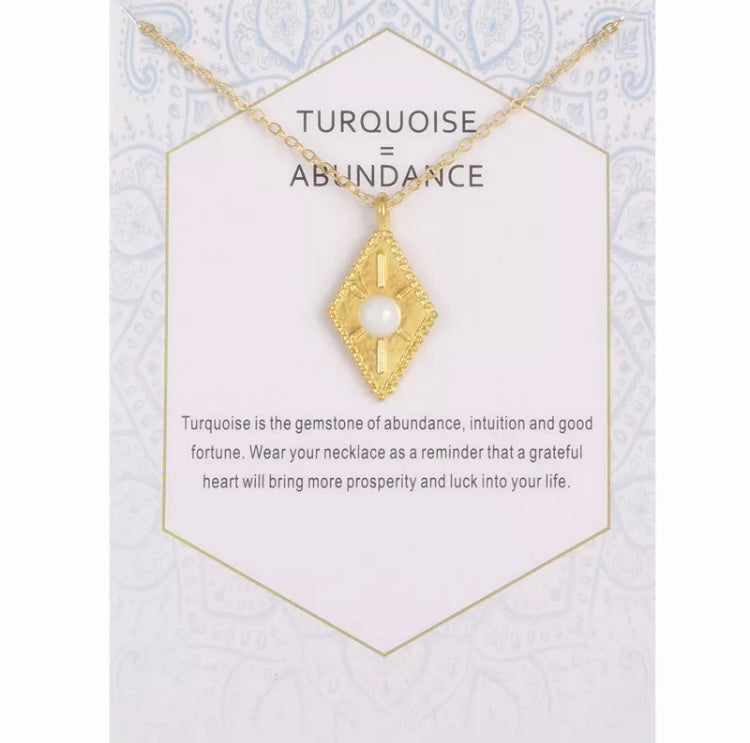 Abundance gold necklace