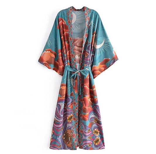 Nova Moon rise robe kimono coverup