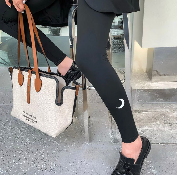 Black moon leggings