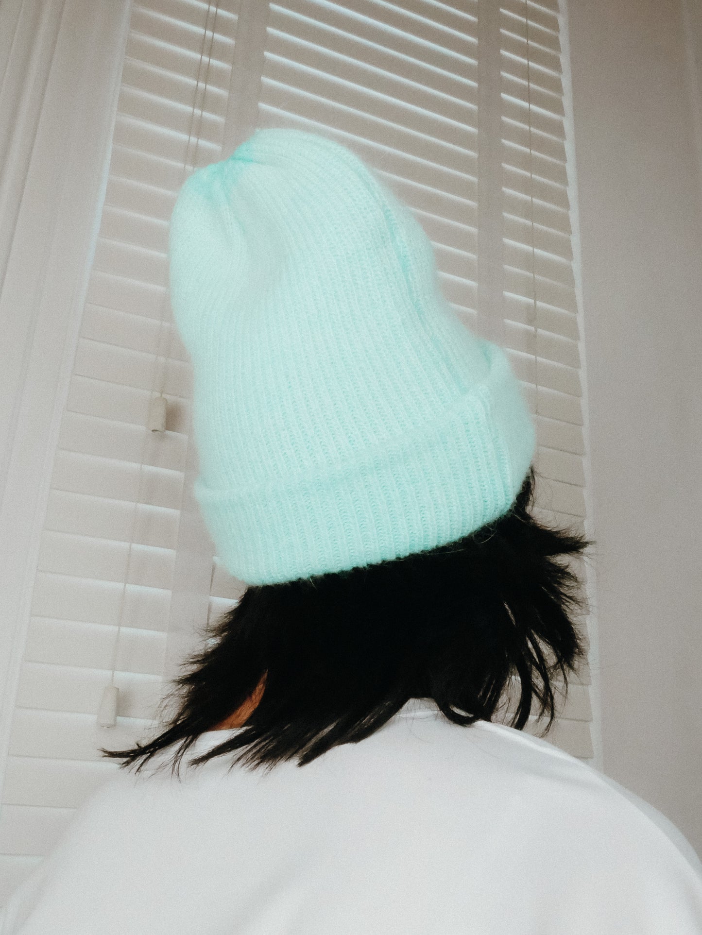 The Green Moon Coven cashmere beanie wool hat