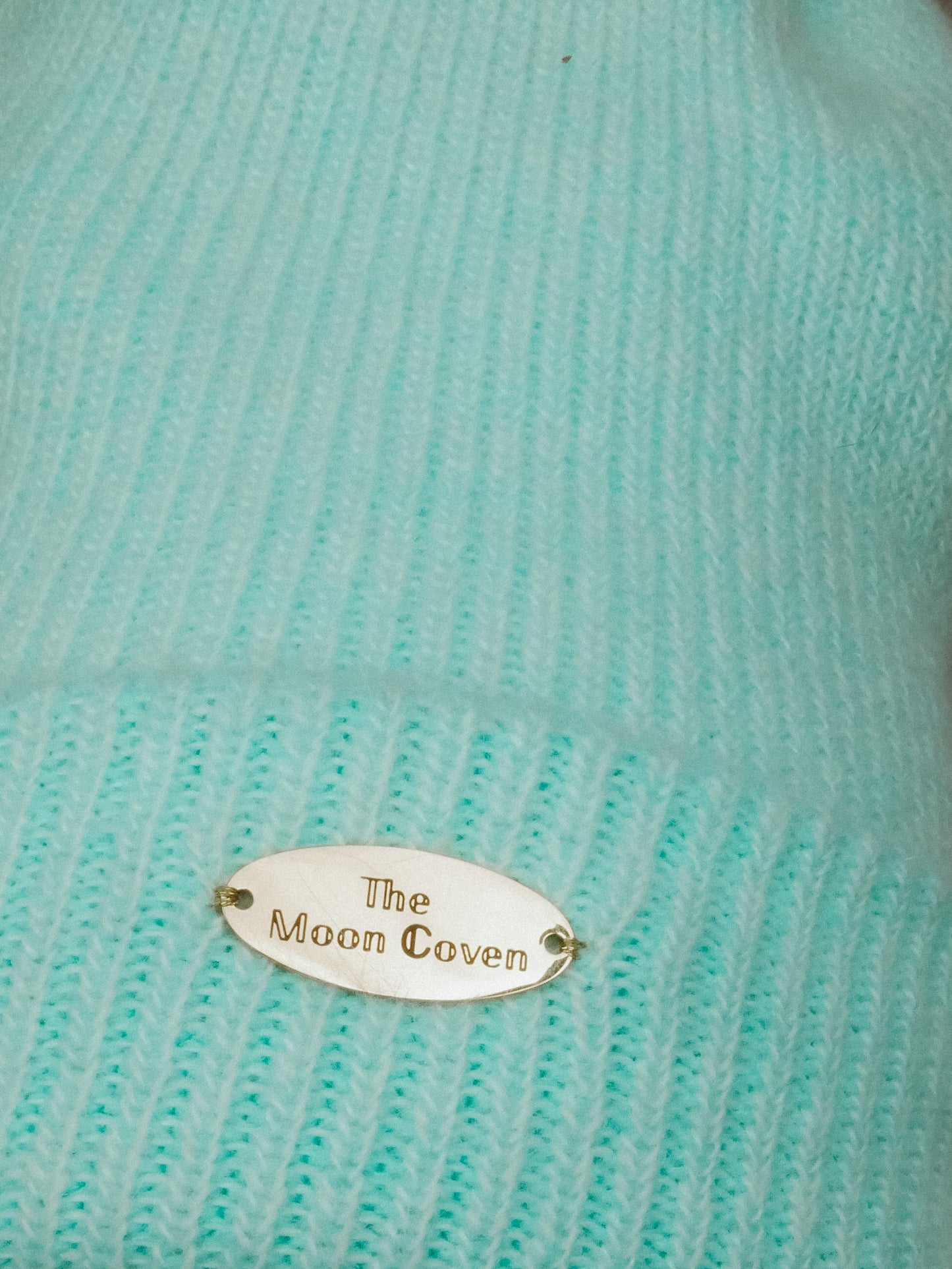 The Green Moon Coven cashmere beanie wool hat